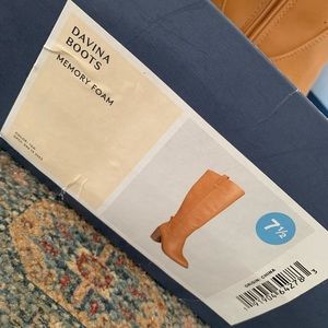 Tan knee high boots from Target NEW